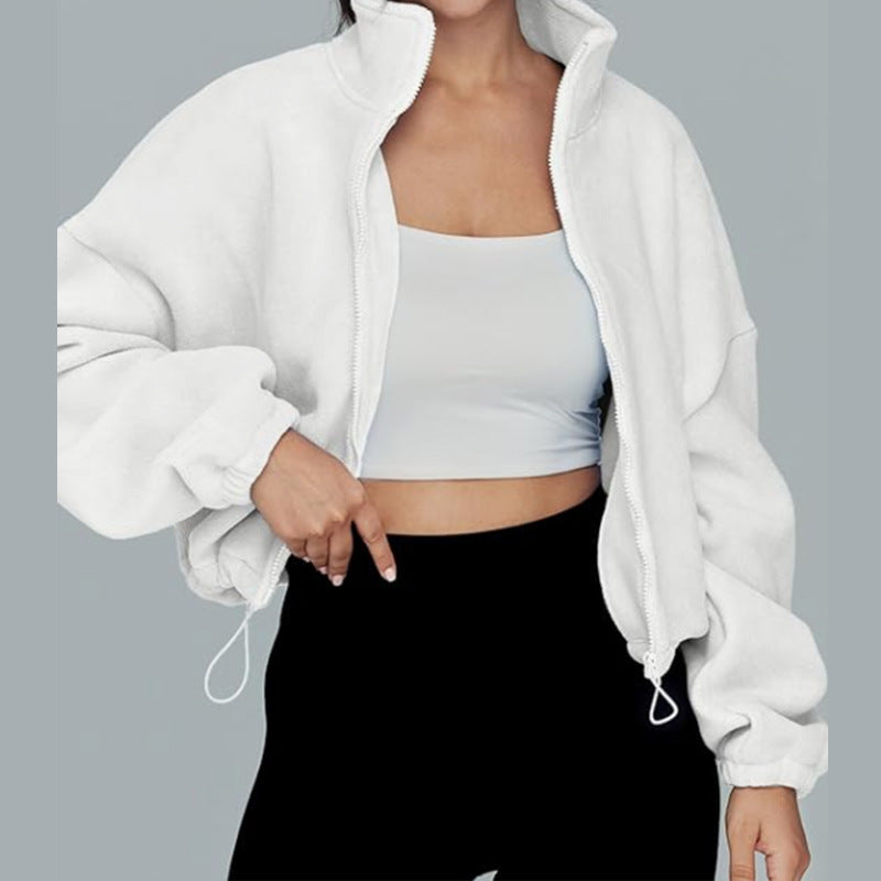 Løs Revers Cardigan Lynlås Sweater