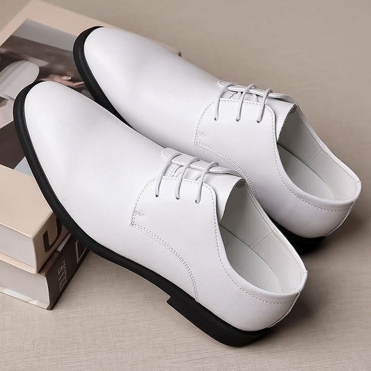 Men's Fashionable Casual Business Leather Shoes With Soft Soles