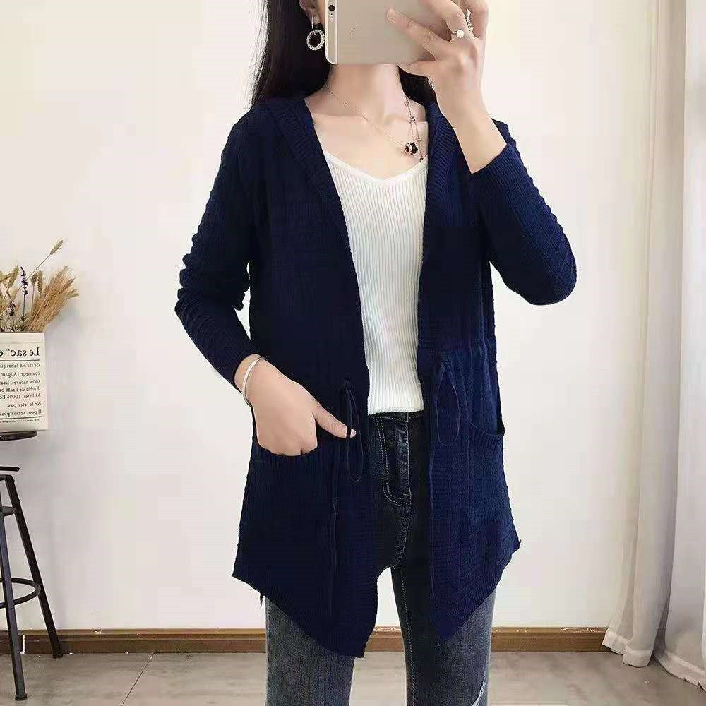 New Style Loose Mid-length Cardigan Jacket