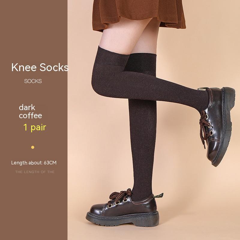 Women's Fashion Simple Overknee Long Boot Socks
