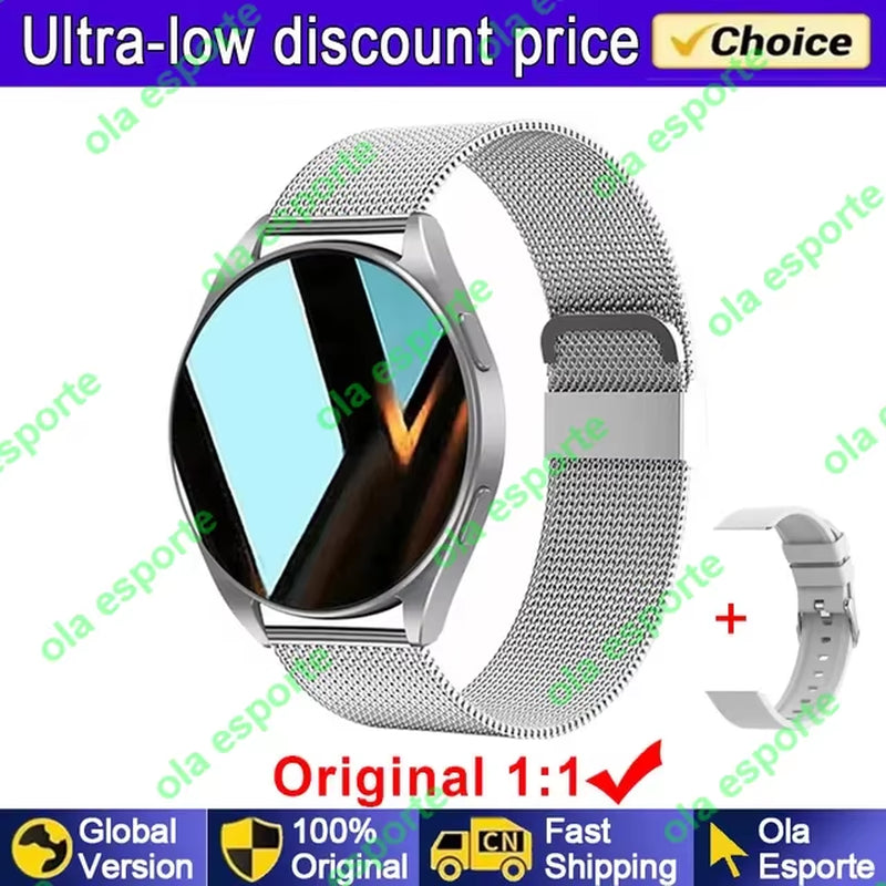 2024 New Smart Watch 6 Pro Full Touch Blood Pressure Blood Oxygen Bluetooth Call Waterproof Smartwatch Men Women for Android IOS