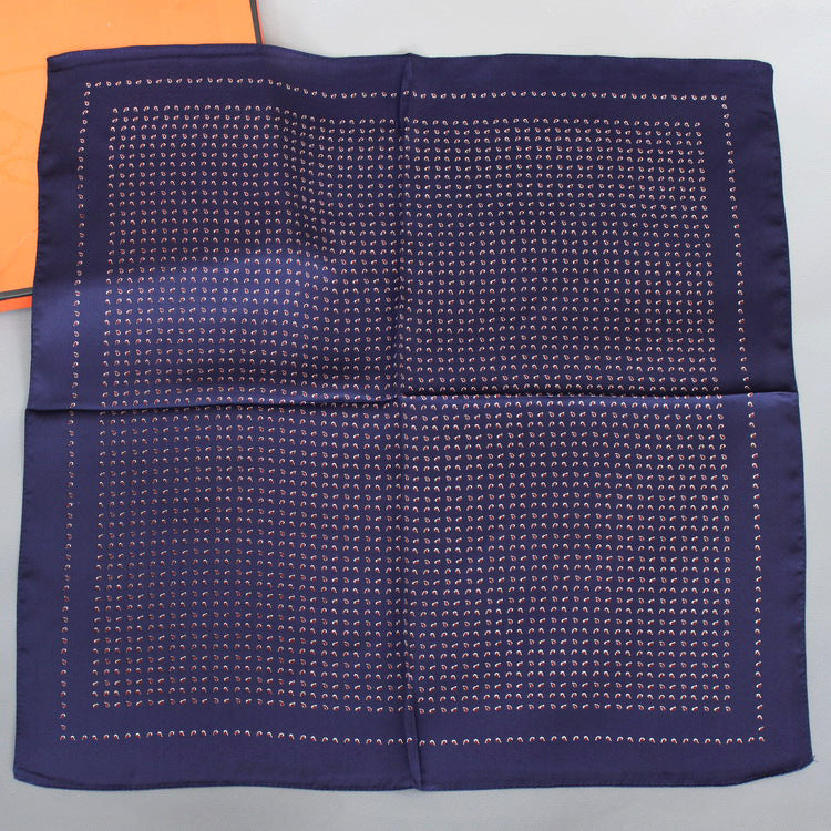 Men's Fashion Vintage  Cashew Flower Silk Scarf