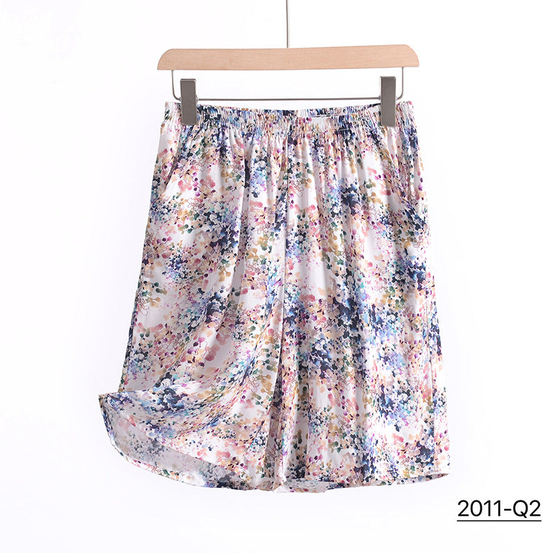 Womens Wide-leg Breathable Outerwear-friendly Lounge Pants