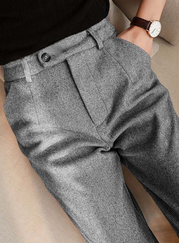 Women's High Waist Slimming And Straight Casual Trousers
