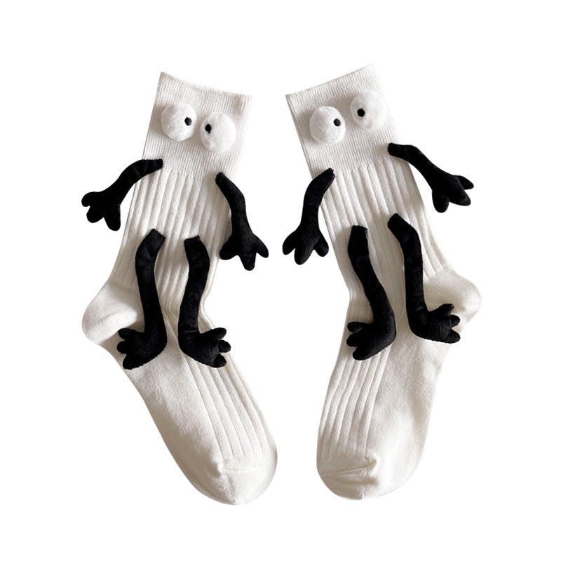 Cute Plush Doll In Tube Socks JK Is Thin Pure Cotton Pile Pile Short Boots Couple