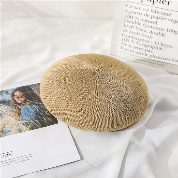 Women's Thin Fashion Retro Beret Knit