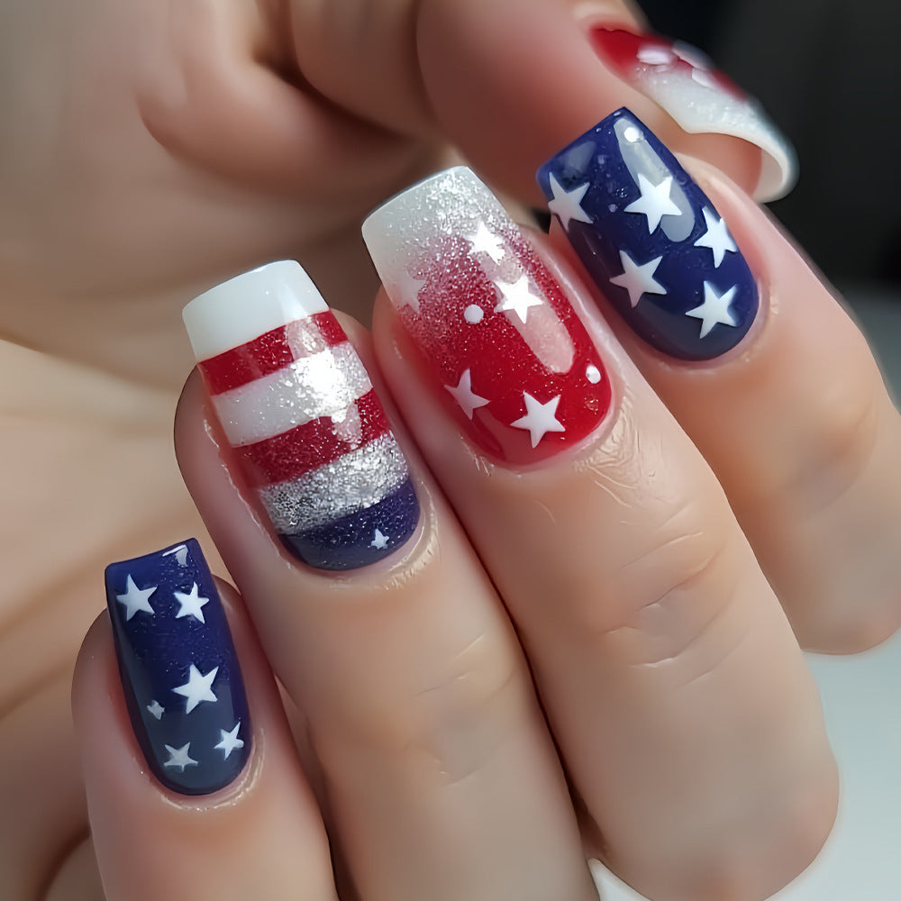 Striped American Pentagram 24 Piece Armor Plate