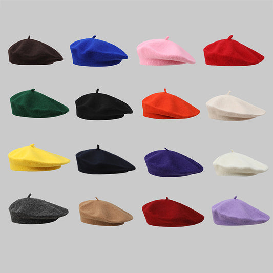 Vintage Casual Versatile Women's Dome Painter Hat