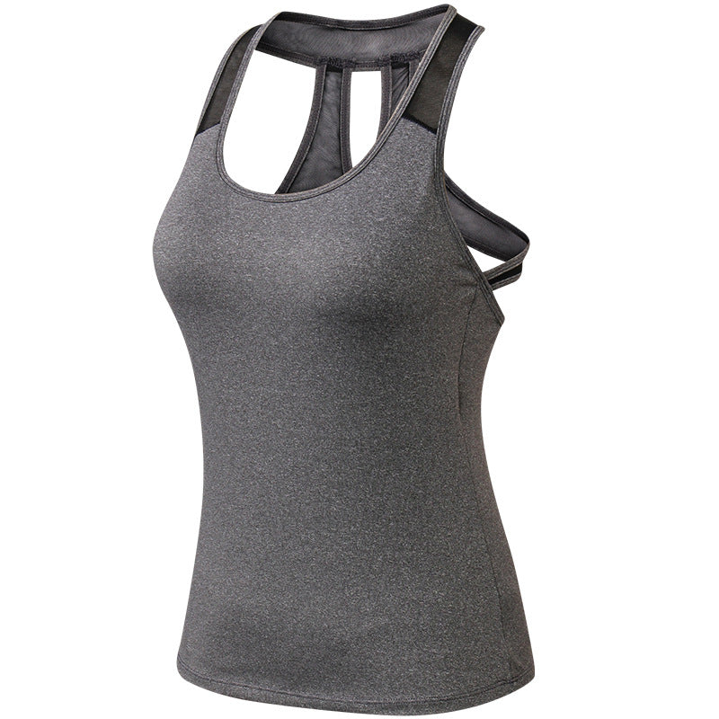 Women's Cutout Skinny Tight Sports Vest