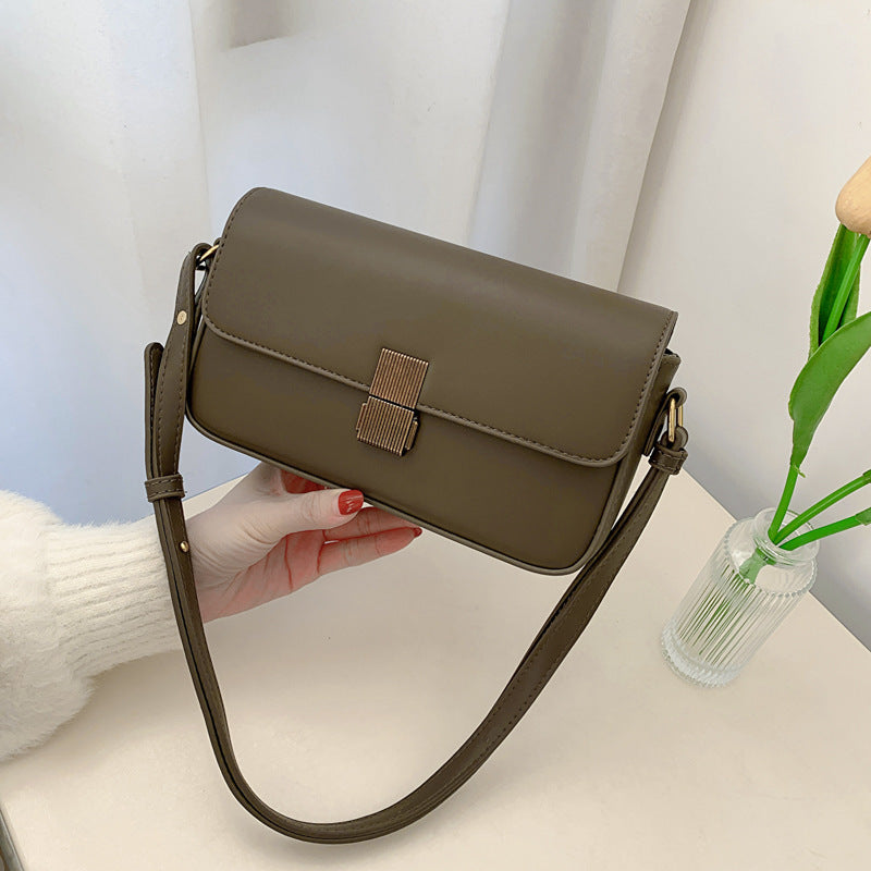 Single Shoulder Women's New Texture And Fashion Niche Crossbody Bag