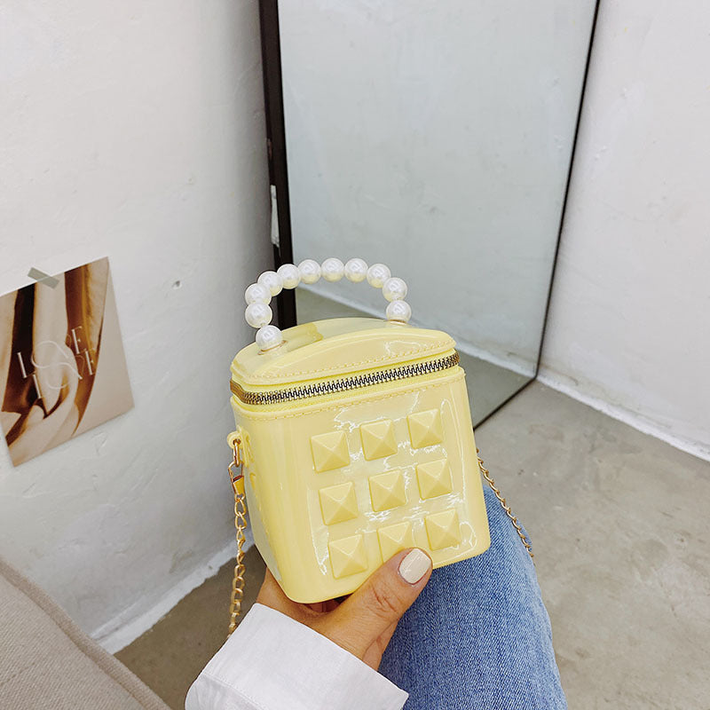 Handheld Pearl Chain Bag Slung For Women