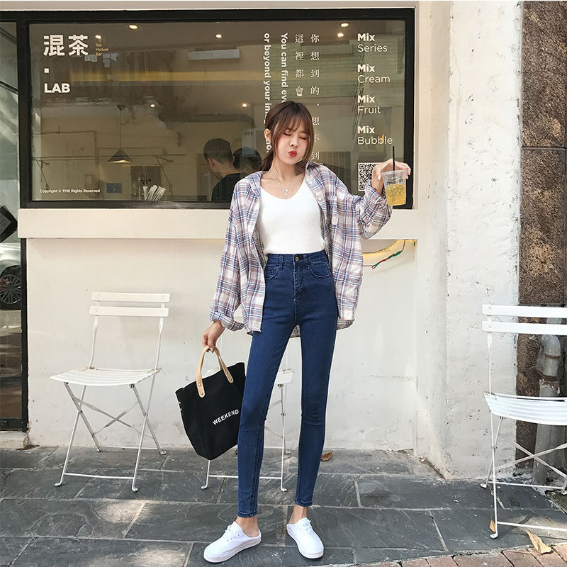 Pants Female Student Is Eighth Thin In Winter