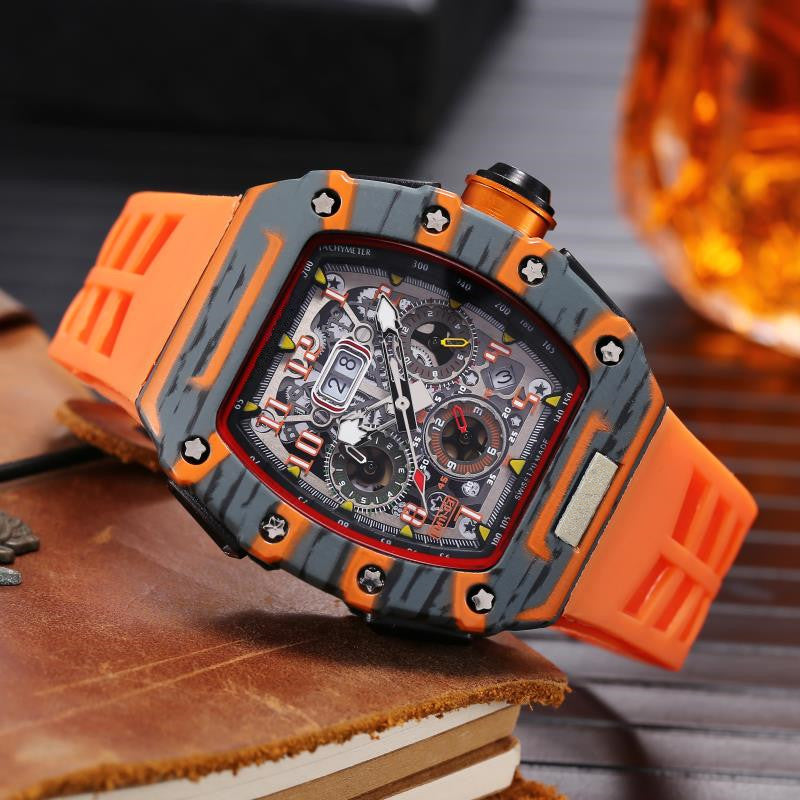 Quartz Round Universal Ordinary Pin Buckle Watch