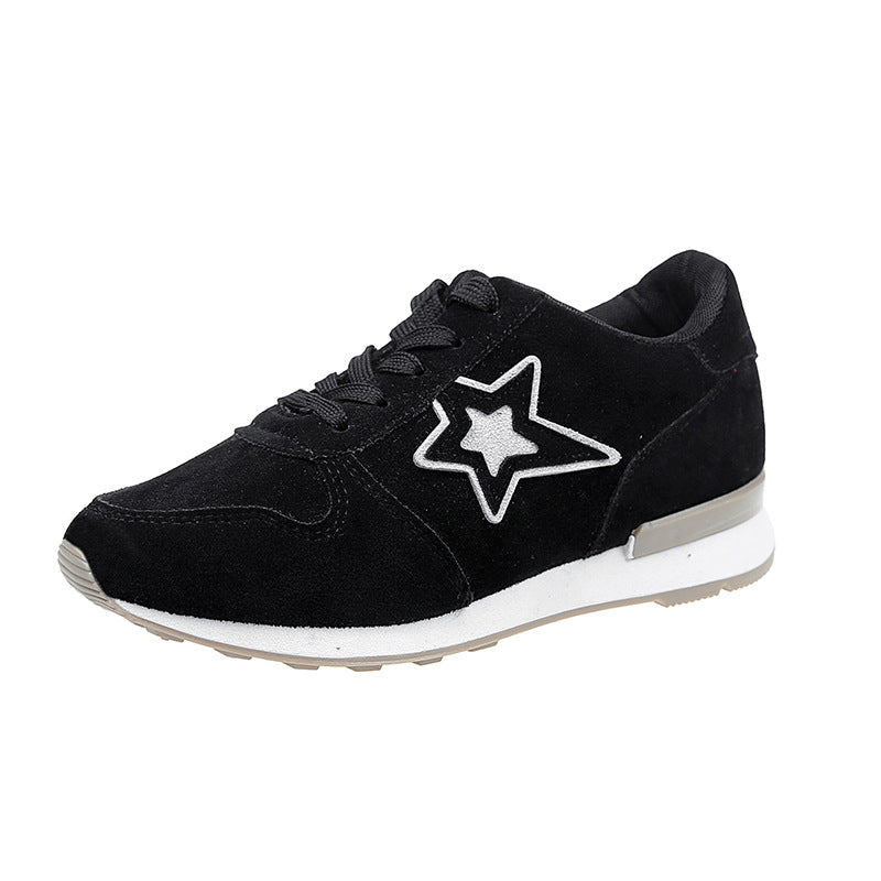 Girls sports casual women's shoes running black