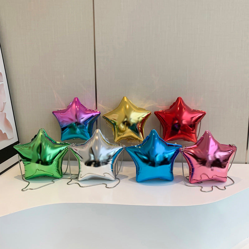 Glossy Shiny Clutch Crossbody Bag  Acrylic