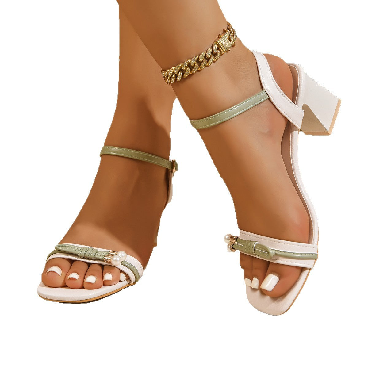 Women's Fairy-style Chunky Heel Sandals