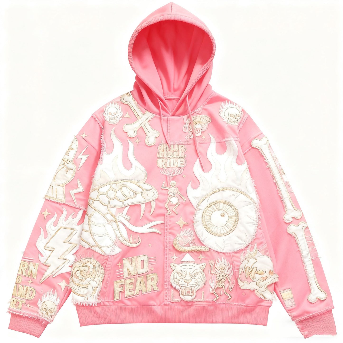 Mode Afslappet Trykt Polyester Sweater