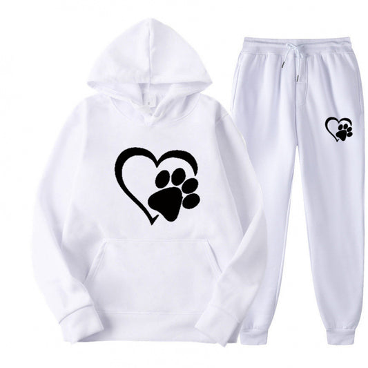 Mens And Womens Printed Hoodie Sets For Fall And Winter