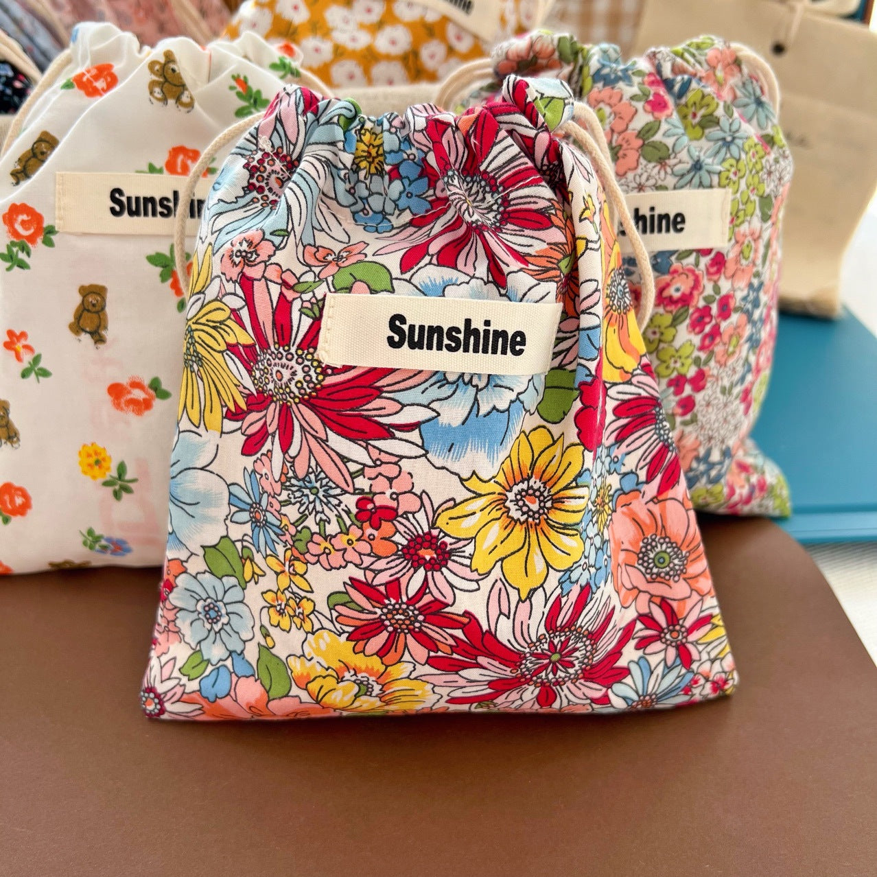 Travel Storage Bag With Drawcord Closure