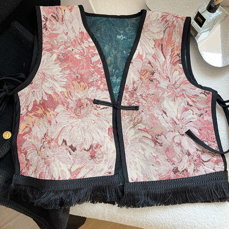 Hong Kong Style Shawl For Women New Spring Summer Ethnic Style