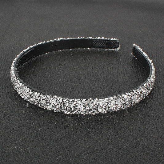 Semicircle Retro Colored Diamond Headband