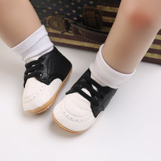 Spring And Autumn Baby And Infant Soft Rubber Sole Slide Proof And Anti-drop Toddler Shoes
