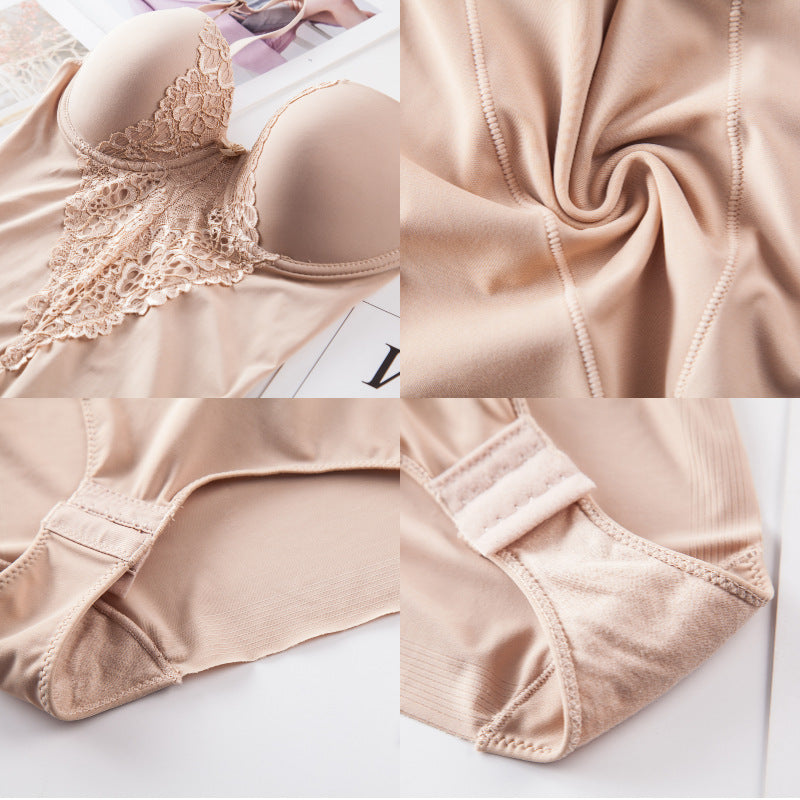 Body toning jumpsuit belly band