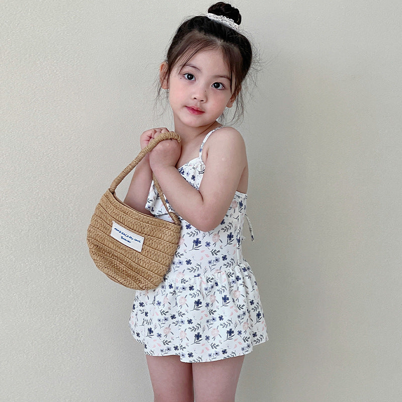 Holiday Flower Rope Baby's Swimsuit