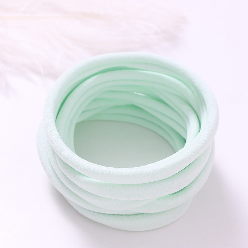 European And American INS Seamless Nylon Fine Hair Band Children's Hair Ring Handmade DIY Baby Headband