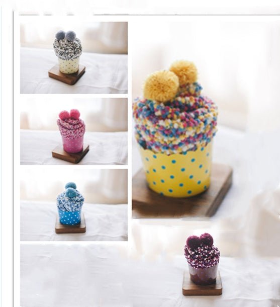 Three-dimensional cake socks home floor socks pearl velvet tube female socks