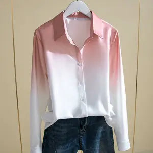 Personlighedsgradient Aldersreducerende Western-stil Skjorte Dame