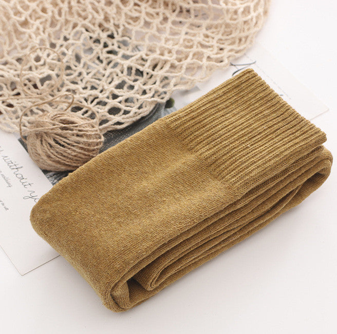 Women's Japanese College Style Terry Knee Socks Warm