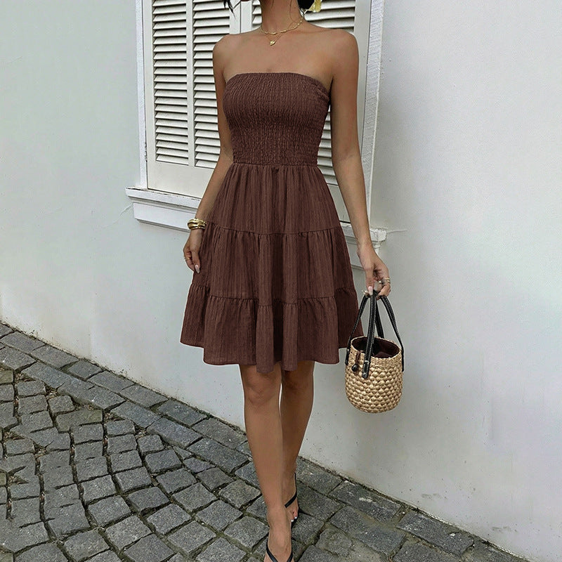 Sleeveless Backless Elegant Womens Dress