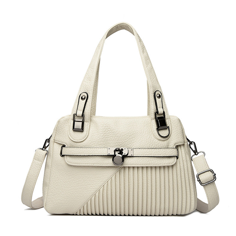 Specialdesignet Skuldertaske Stor Kapacitet Patchwork