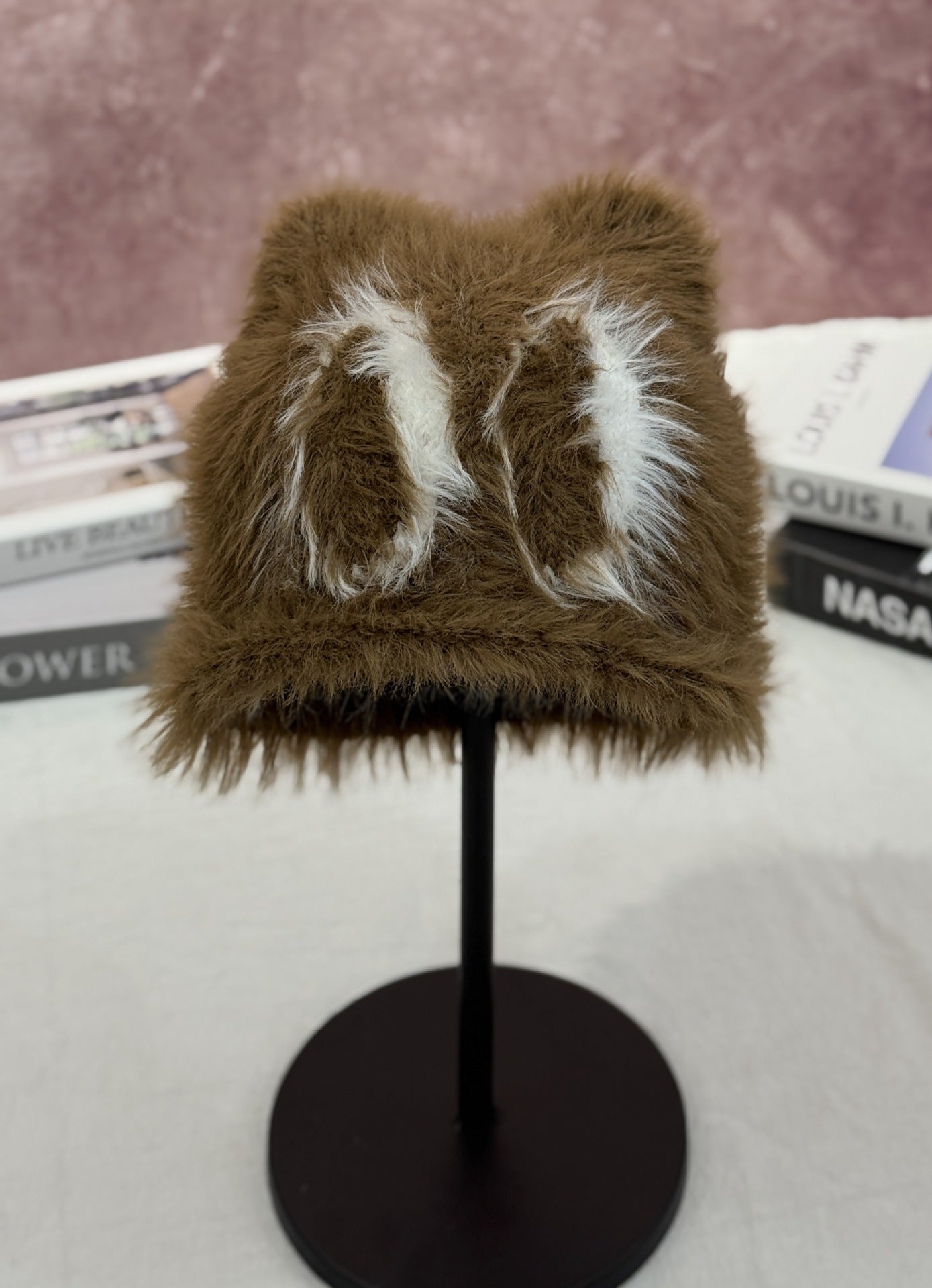 Personalized Anti-Mink Oversized Beanie For FallWinter Knitted Hat