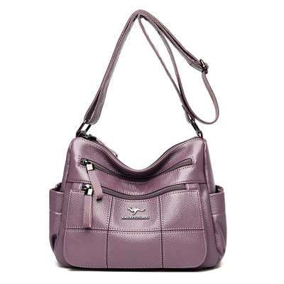 Real Leather Women's New Large Capacity Crossbody Bag
