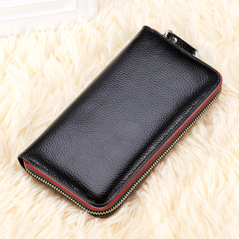 Leather casual wallet