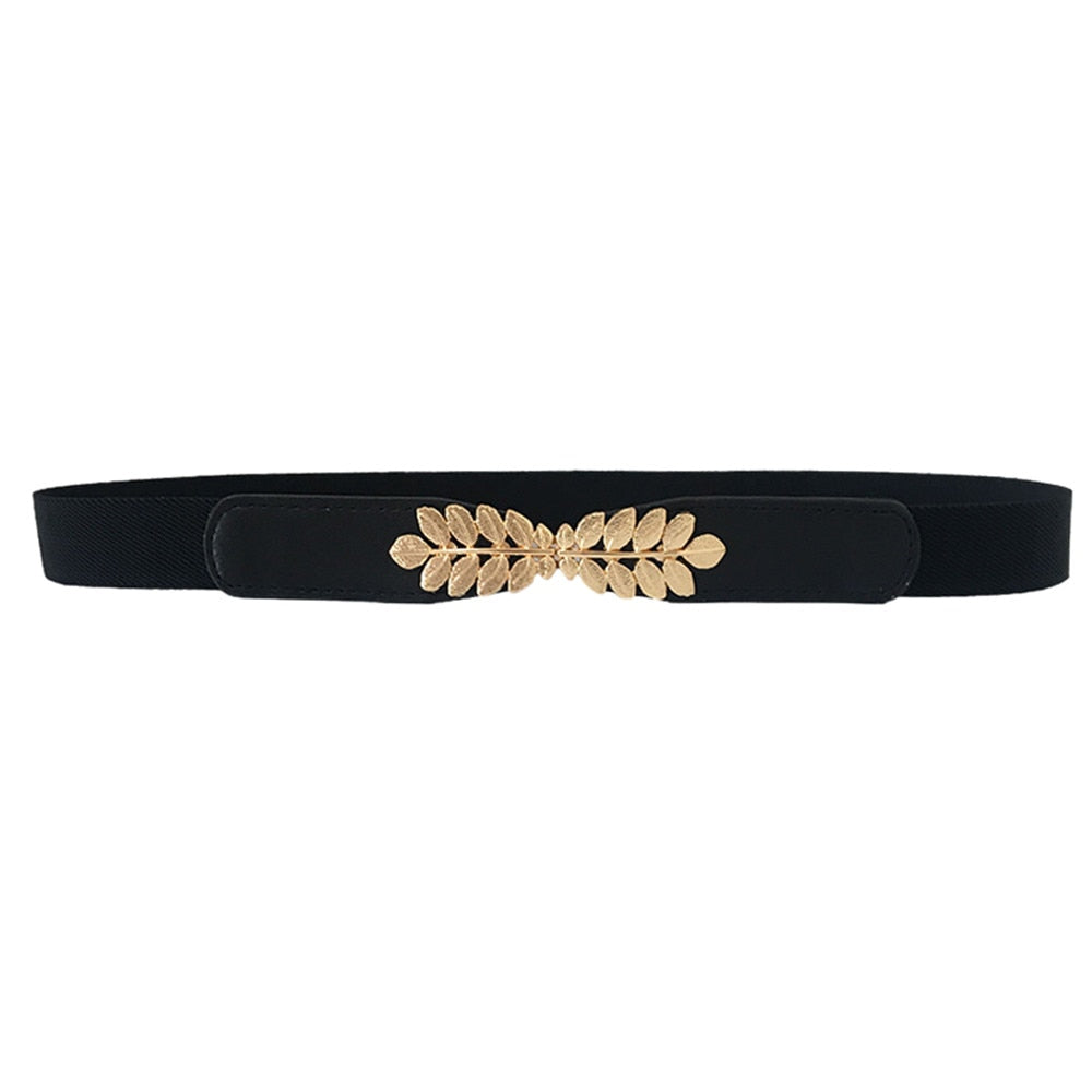 Leaf elastic elastic fashion all match belt