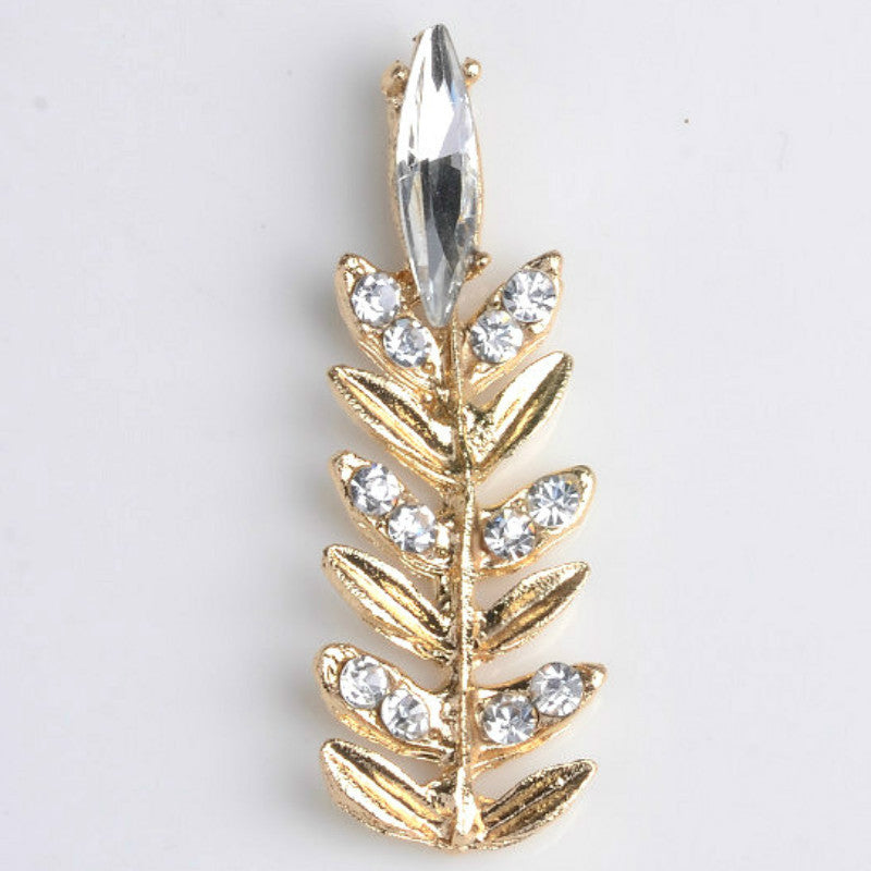 New Alloy Accessories With Drill Tree Branches And Leaves