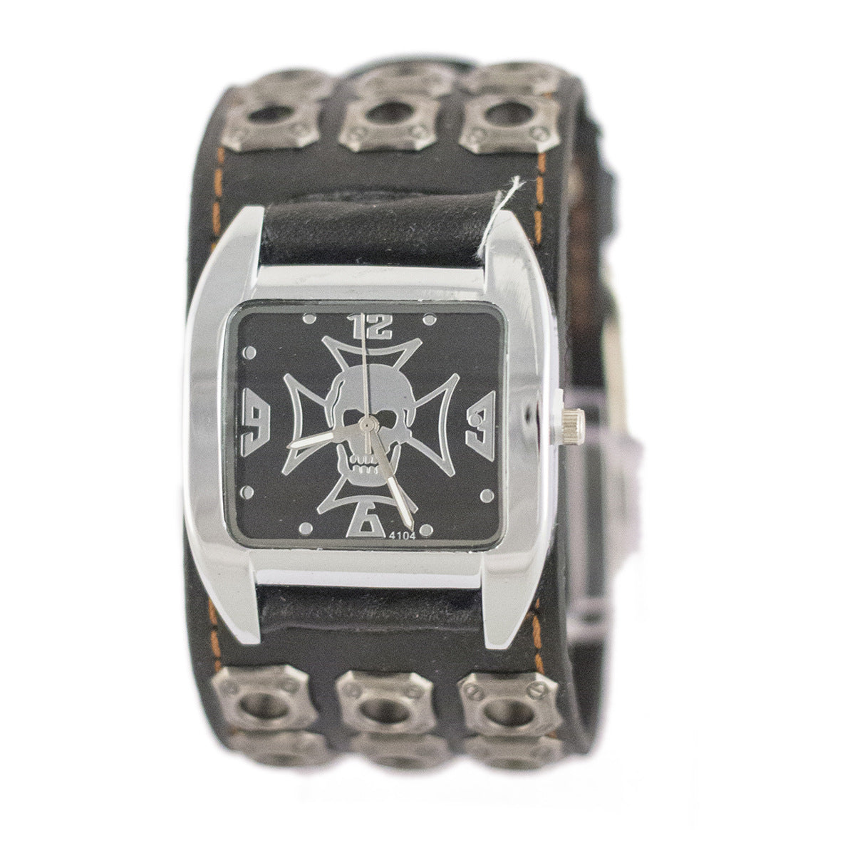 Hip Hop Punk Style Skull Men's Watch with Chain