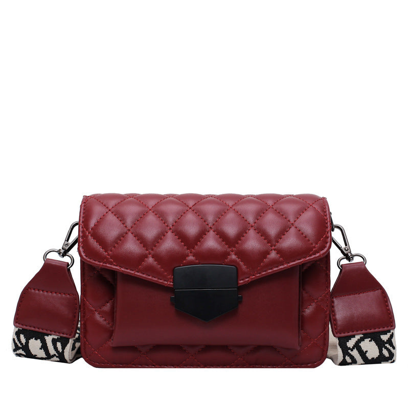 Simple Women's Fashion Shoulder Diamond Crossbody Bag