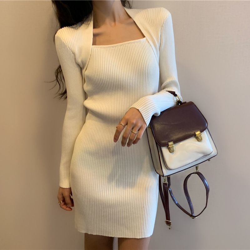 Women's Sexy Fashionable Slim-fit Knitted Dress