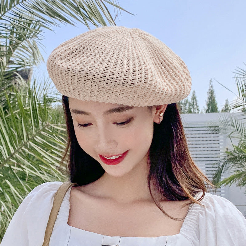 Belle Thin Linen Women's Hat Retro