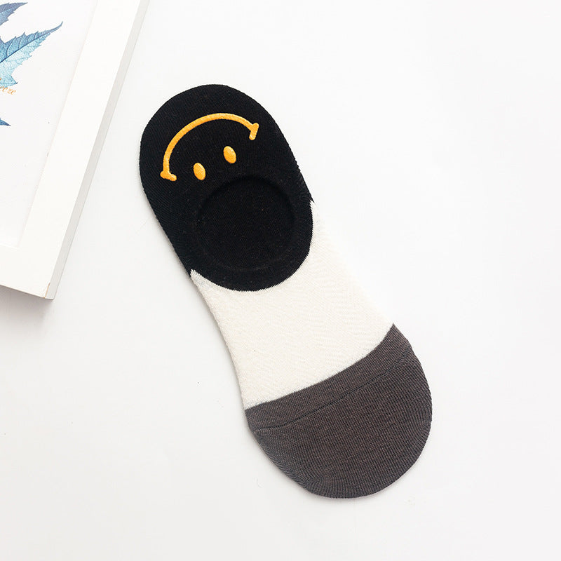 Silicone Non-slip Smiley Socks