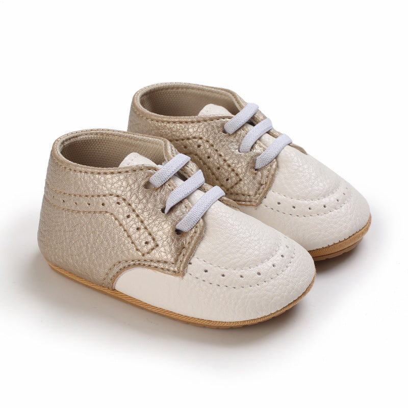 Spring And Autumn Baby And Infant Soft Rubber Sole Slide Proof And Anti-drop Toddler Shoes