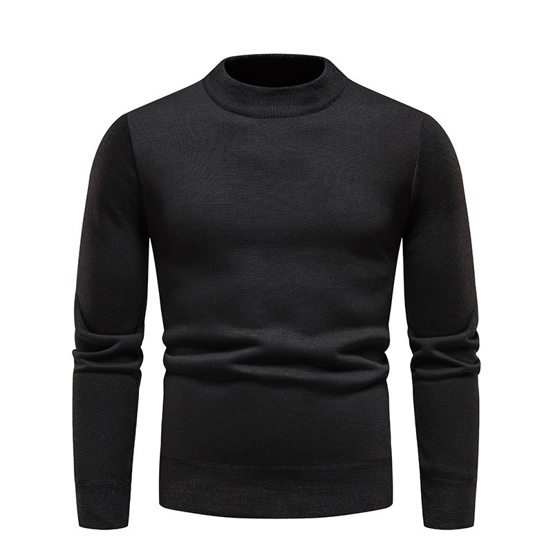 Fleecforet tyk sweater til mænd