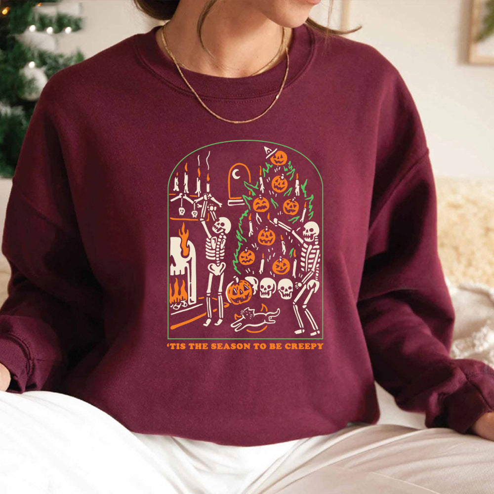 Det er sæson for at være uhyggelig Halloween-sweatshirt sjov Hal Lo