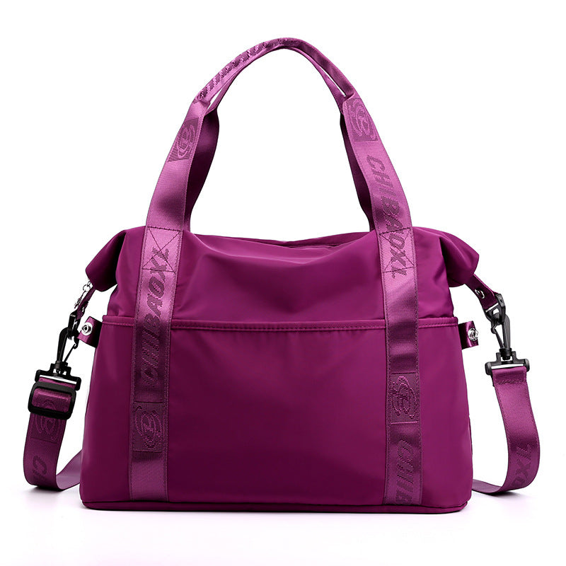 Women's Casual Large Capacity Nylon Oxford Cloth Travel Shoulder Handbag