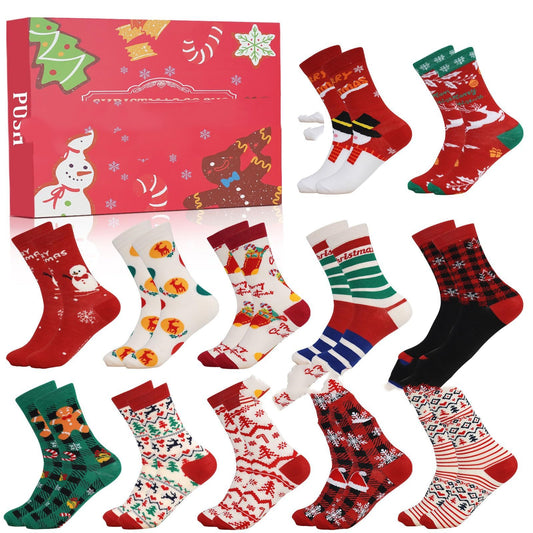 Christmas Countdown Advent Calendar Sock Blind Box
