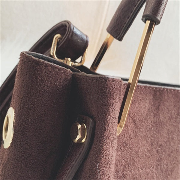 Matteret vintage taske